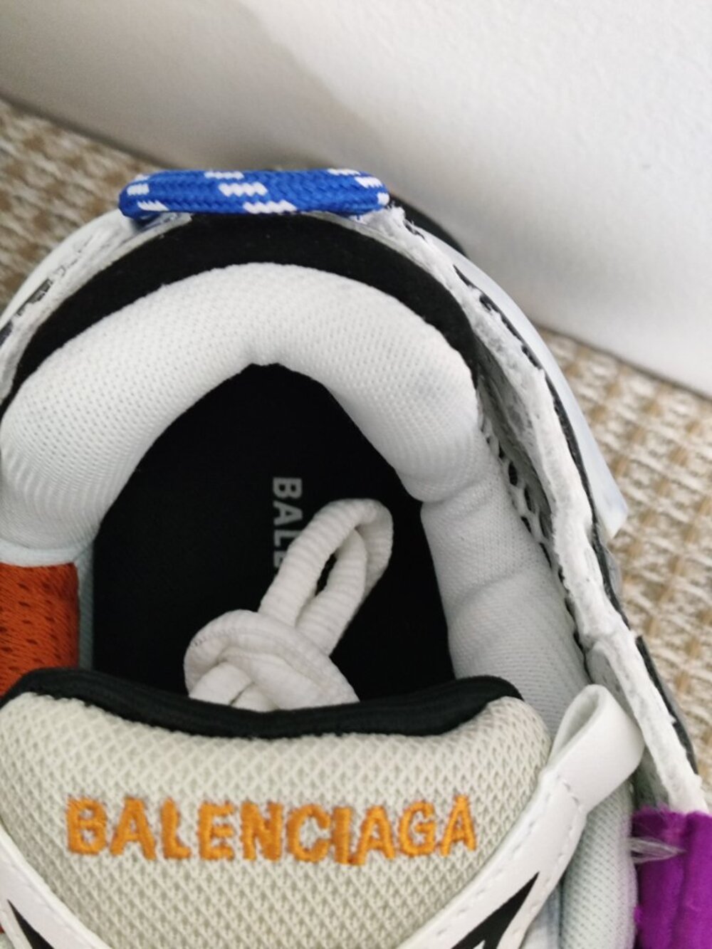 Balenciaga Runner Multicolor Mesh & Leather Sneakers - Picture 5 of 11